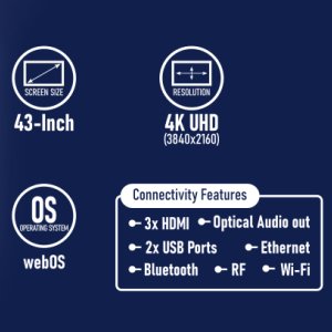 10 Best Smart TVs Available In India 18 LG 4K UHD LED Smart TV 43UK6360PTE Features
