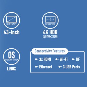 10 Best Smart TVs Available In India 8 SONY KD-43X7002G 43 inches smart TV features