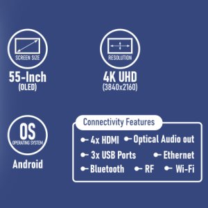 10 Best Smart TVs Available In India 4 Sony Bravia KD-55A9G (55 inches) 4K Ultra HD Smart OLED TV Features