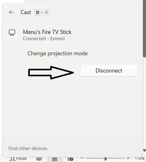 Screen mirror Windows laptop to Amazon Fire TV or Roku TV over a wireless network 6 windows 11 cast popup