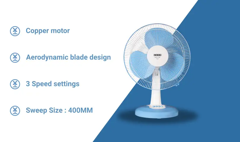 5 Best Table Fans Under Rs 2500 In India 1 Usha Mist Air ICY table fan